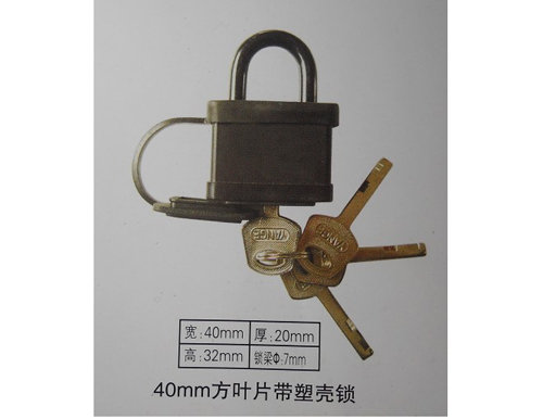 厂家供应优质40mm方叶片挂锁,电网农村改造电表箱专用通开锁,一把钥匙开多把锁
